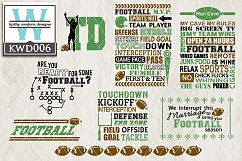 Football Cutting Files KWD006 Product Image 1