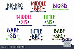 8-pack Bro Sis bundle| SVG DXF EPS PNG Product Image 2