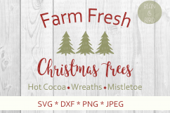 Vintage Farm Fresh Christmas Tree Product Image 2