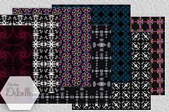 Big Bundle Black Fantastic - digital papers seamless patterns Product Image 5
