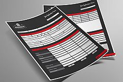 Job Application Form Template USL Portrait Product Image 6