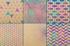 Kraft Digital Paper &amp; Geometric Pattern Product Image 2