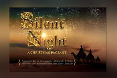 Silent Night Postcard Template Product Image 2