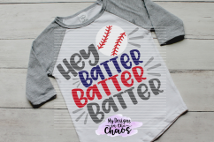 Baseball SVG | Baseball Mom SVG | Hey Batter SVG | Baseball Cutting file | Sports SVG | Silhoeutte | Cricut Product Image 1
