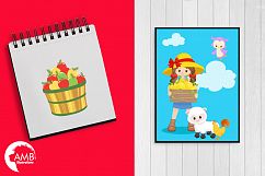 Farm animal clipart, graphics, illustrations AMB-1494 Product Image 5