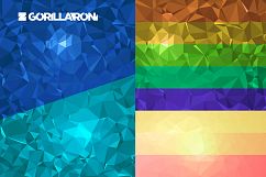 150 colorful polygon backgrounds by Gorillaroni Product Image 8