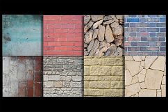 Bricks Concrete Stone and Pebbles Texture Images Bundle Product Image 2
