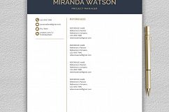 Resume Template for Word / CV Template / Professional Resume Product Image 6