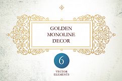 3. Set Of Vector Monoline Decor Product Image 1