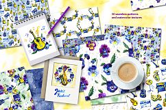 Watercolor big summer musical set Product Image 4