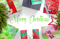 Watercolor Textures Kit - Christmas Product Image 2