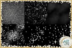 Pearl White glitter DIGITAL PAPERSSeamless,BORDERS,OVERLAY Product Image 5