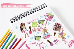 Spa Girls graphics and illustrations Product Image 3