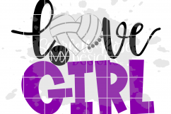 Love My Girl - Volleyball SVG Product Image 2