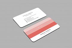 Beautiful Colours Modern Art Business Card Product Image 1