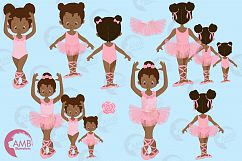 Ballerina sisters, ballerina friends, ballet clipart, graphics and illustrations AMB-2264 Product Image 4