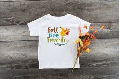 Fall is my Favorite SVG - Fall SVG Cut File - DXF EPS PNG Product Image 6