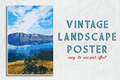 Vintage Landscape Poster Template Product Image 1