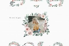 Modern Boho: nude tribal &amp; floral watercolor collection  Product Image 5