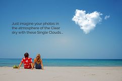 50 Single Clouds Photo Overlays Product Image 2