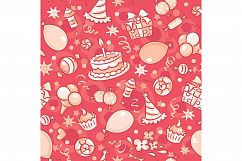 A collection of hand-drawn seamless kids patterns Product Image 5