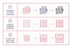 Line Icons - Celebration Product Image 4