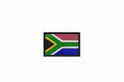 South African Flag Machine Embroidery Design Product Image 3