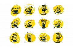 Coffee drinks illustration Product Image 3