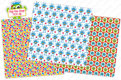 Monster digital papers, Monster patterns Product Image 3