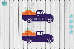 Pumpkin Truck Svg Product Image 1