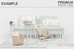 Sofa &amp; Pillow Mockup Product Image 9