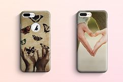 Apple iphone 8 plus 3d case Mockup Back View Product Image 3