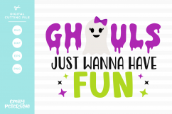 Ghouls Just Wanna Have Fun SVG DXF EPS PNG Product Image 1