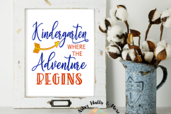 kindergarten Teacher quote printable art Teachers desk print Product Image 1