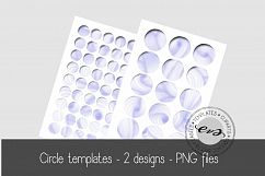 Digital circle sheet templates Product Image 1