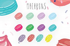 Macarons &amp; Donuts Vector Pack Product Image 2