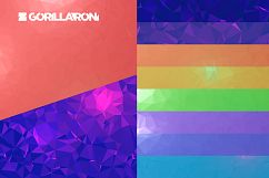 150 colorful polygon backgrounds by Gorillaroni Product Image 11