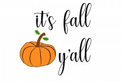 AA33 - It&#039;s fall y&#039;all Bundle-Pumpkin- fall- SVG Cut File Product Image 7