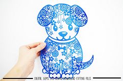 Dog paper cut SVG / DXF / EPS files Product Image 2