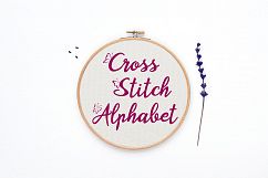 Cross Stitch Alphabet Pattern - Alph96 Product Image 1