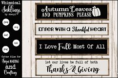 I Love Fall SVG Sign Set Product Image 1