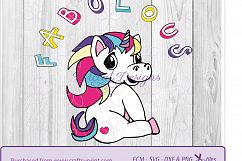 Unicorn bundle cut files, unicorn svg, nursery svg Product Image 2