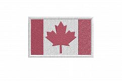 Flag of Canada Machine Embroidery Download Design Product Image 5