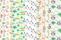 Watercolor Animals Patterns Set  Product Image 4