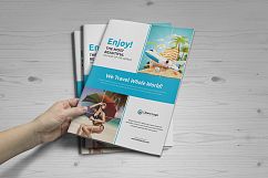Holiday Travel Brochure Catalog Design v3 Product Image 12