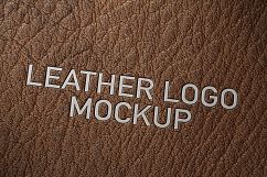 Leather Logo Mockup Product Image 1