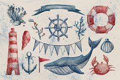 Nautical Watercolor Set Product Image 1