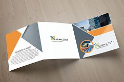 Business Solutions Consultant Square Trifold Brochure Product Image 3