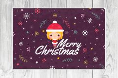4 Christmas Cards, invitation flyer Product Image 2
