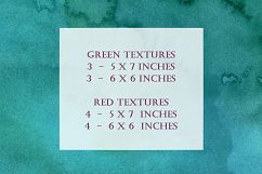 Red and Green Watercolor Digital Papers Product Image 5